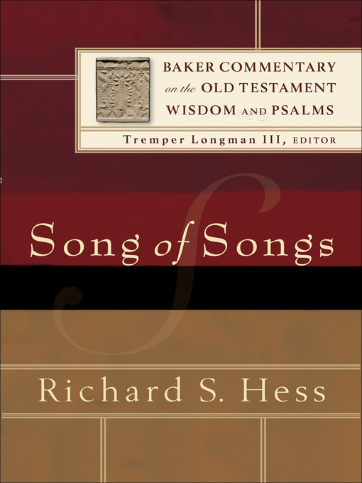 Title details for Song of Songs by Richard S. Hess - Available